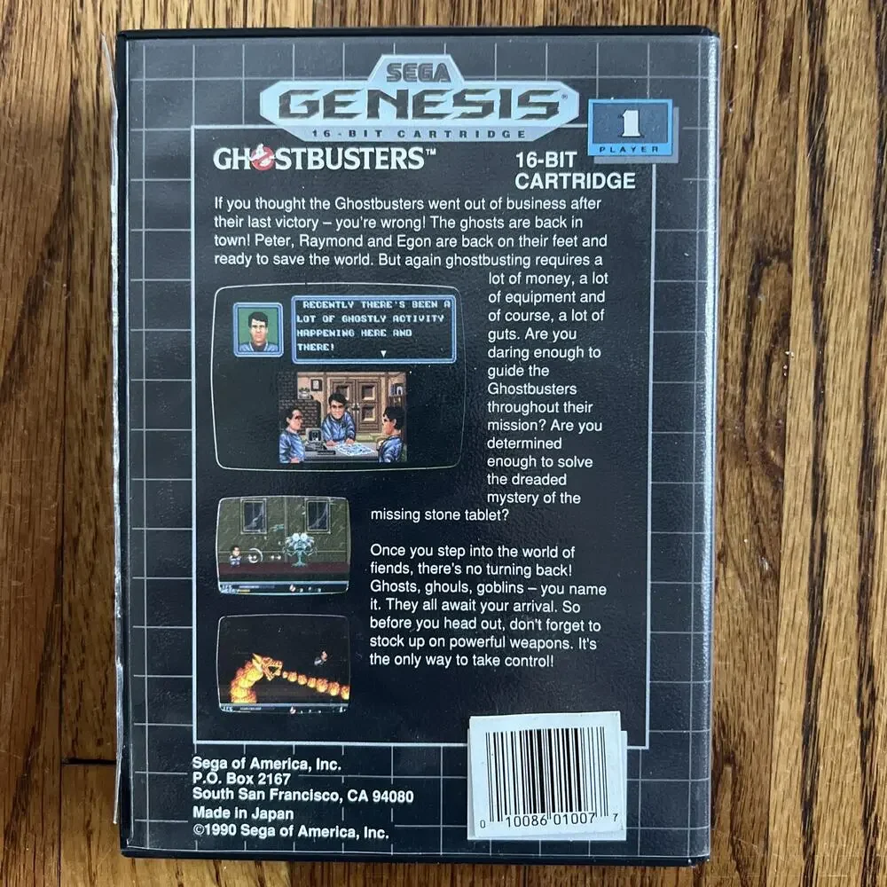 GHOSTBUSTERS - Sega Genesis - Authentic No Manual
